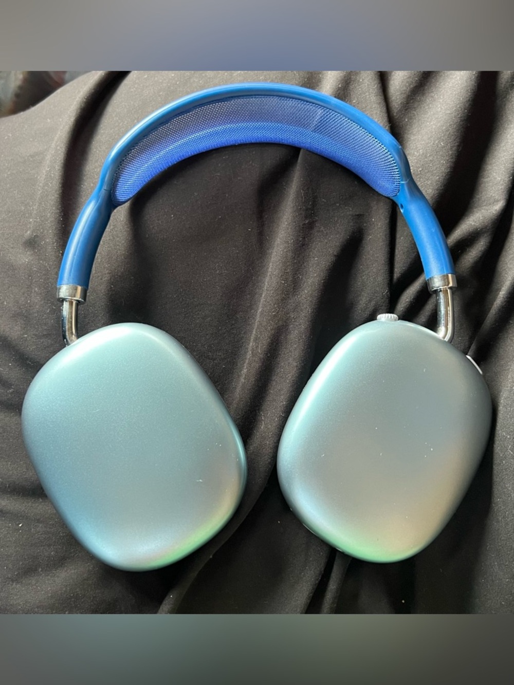 Blue Apple AirPods Max Headphones